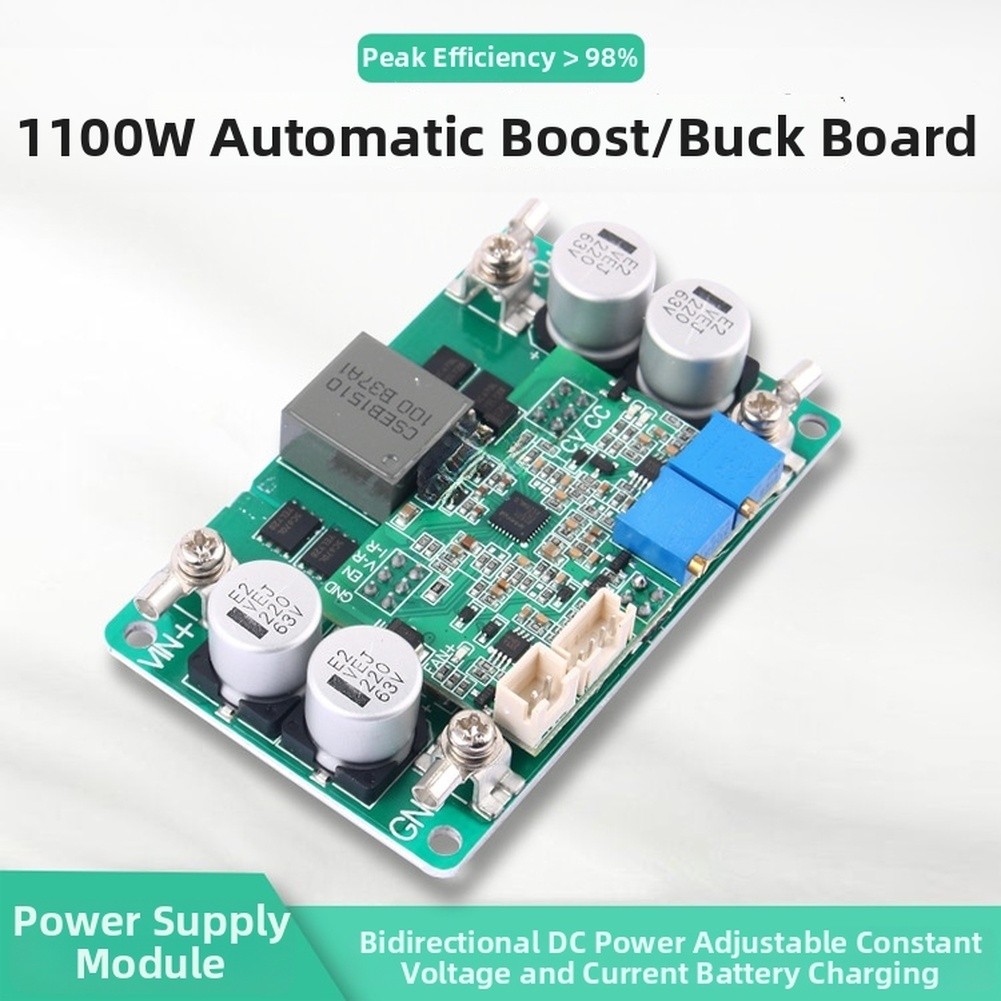Einstellbares Step Down Up Gleichspannungsmodul 1100W 9V bis 58V In 2,5V bis 56V - Produktbild 6