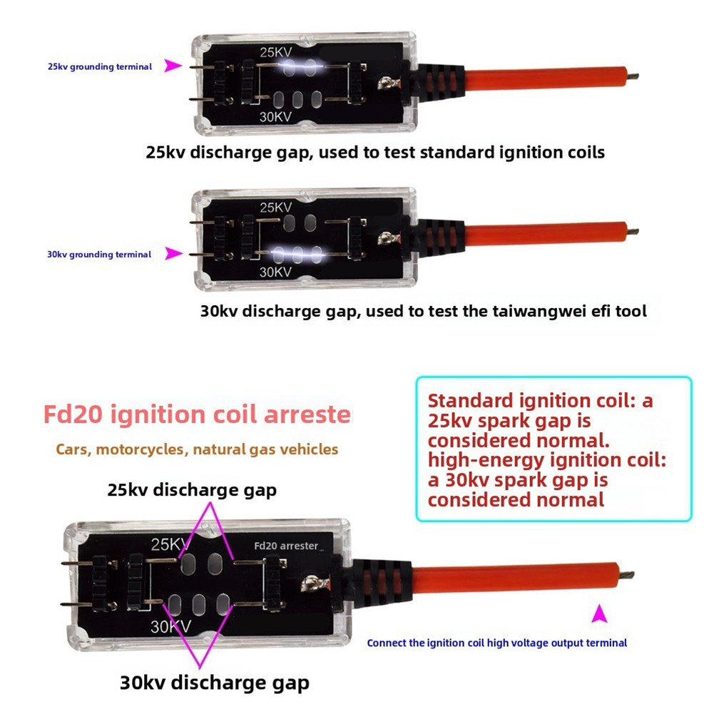 FD20 For Ignition Coil Discharger for Multi Brand Vehicle Compatibility