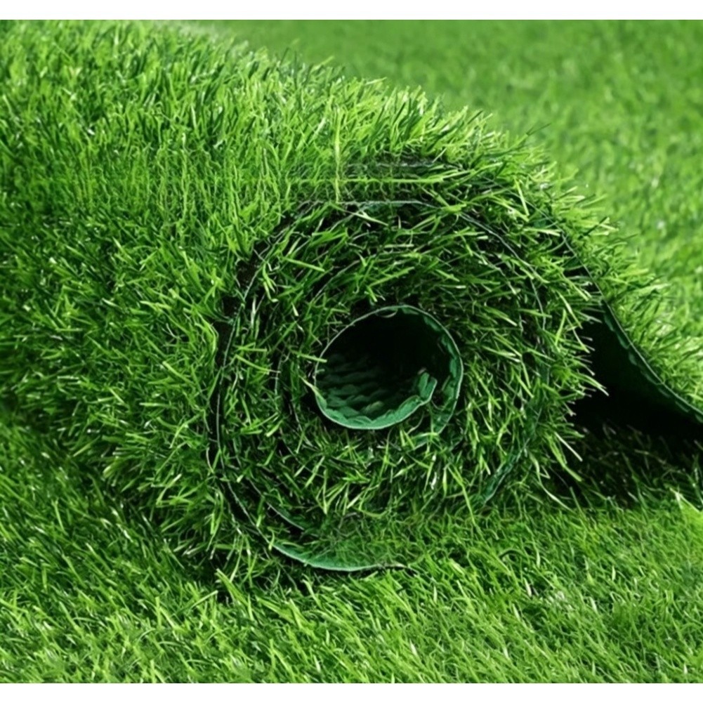Soft Fiber Artificial Grass Turf Mimics Natural Lawn 2.5cm 3cm 4cm Thick