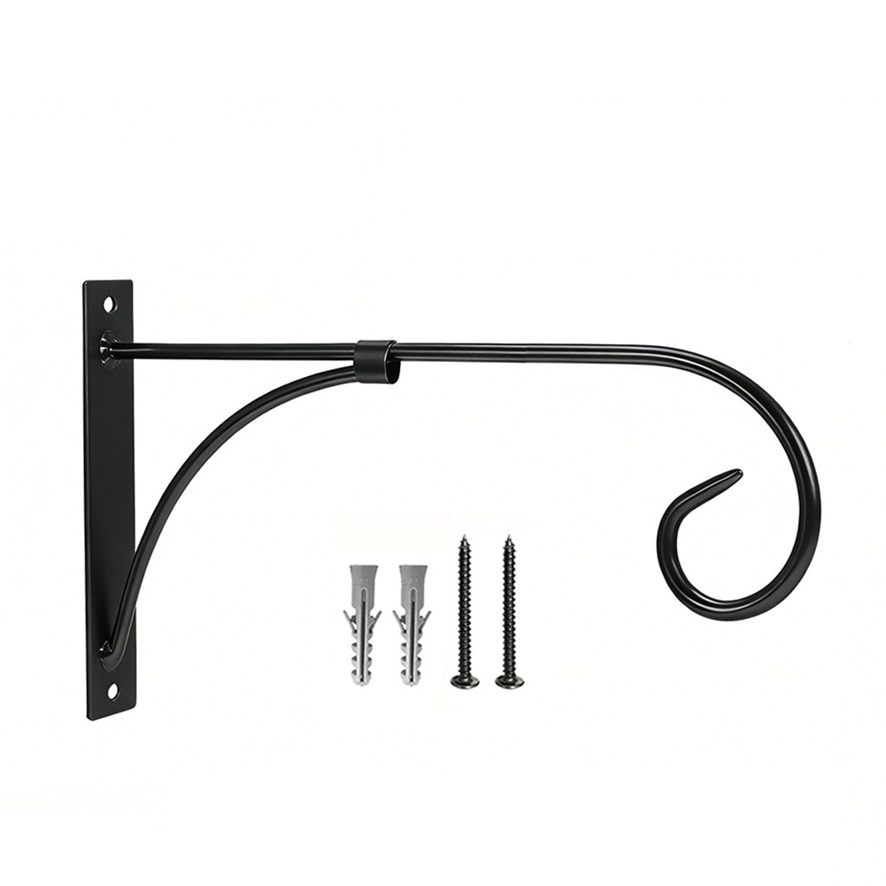 For Outdoor Hanging Basket Support for Concrete Posts Carbon Steel Black Copper