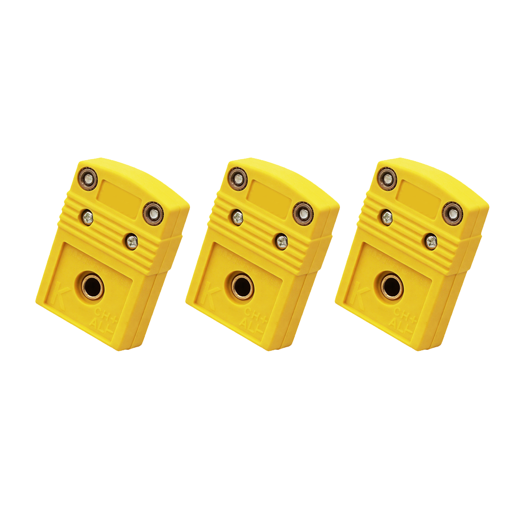 3PCS Pack K-Type Thermocouple Low Signal Interference Glass Fiber Nylon Material