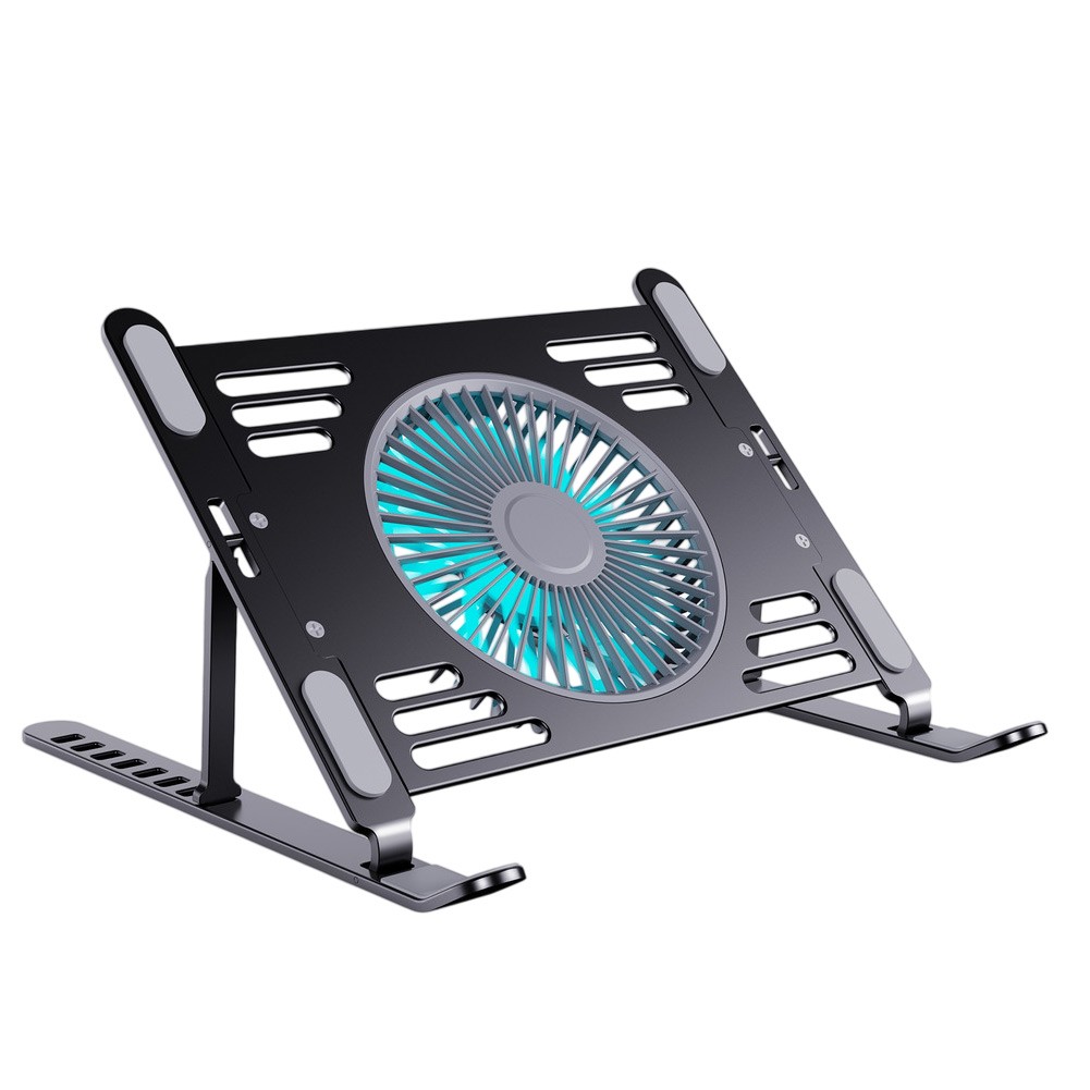 USB Powered Adjustable Laptop Stand with 3 Quiet Fans for 13-17 Inch Laptops