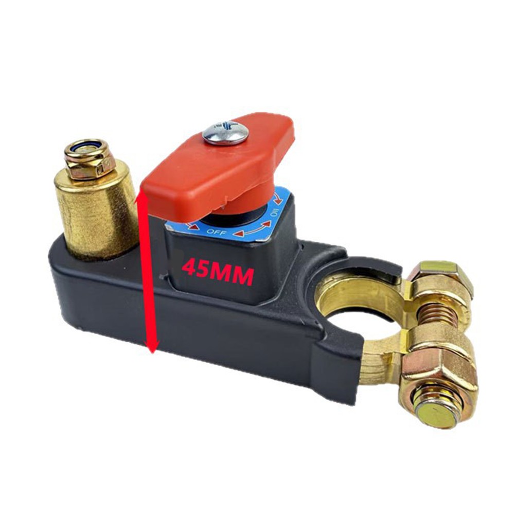 Negative Terminal Battery Disconnect Switch 12V 24V Horizontal Display