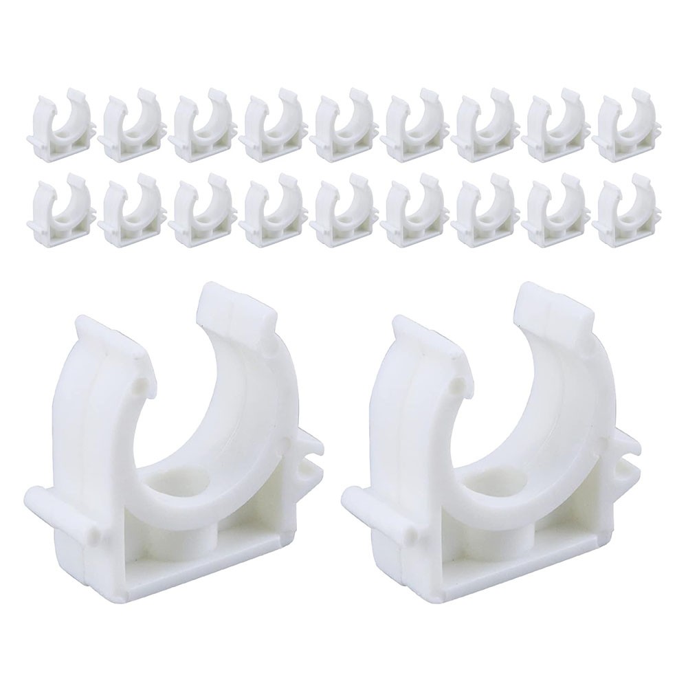 U-Shaped Pipe Clips 50 Pack for Industrial Hose Organization 25mm 32mm