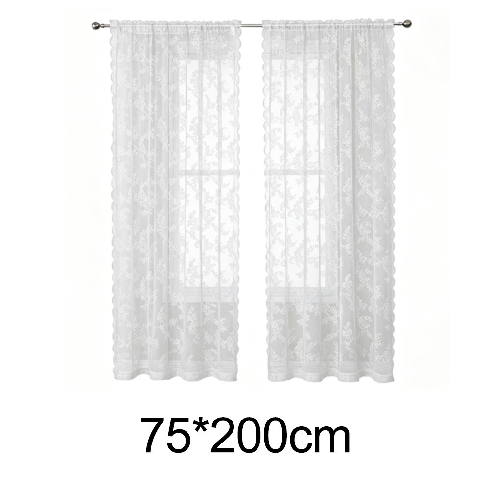Sheer Voile Curtains Polyester Fabric Chiffon Fabric Bedroom Living Room