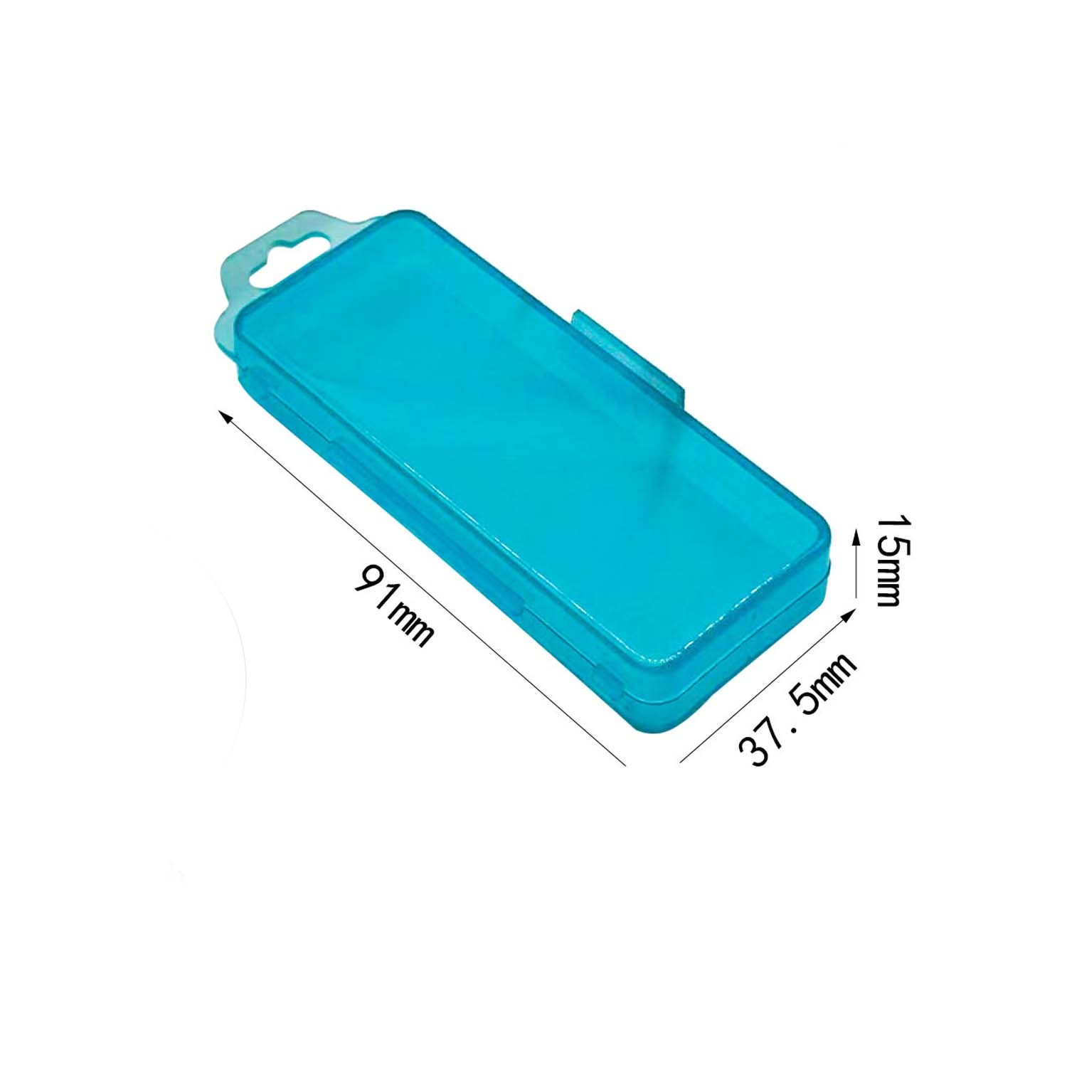 Plastic Blade Organizer Box for 82/90 Planer Blades Compact 9.1×3.8×1.5cm Size