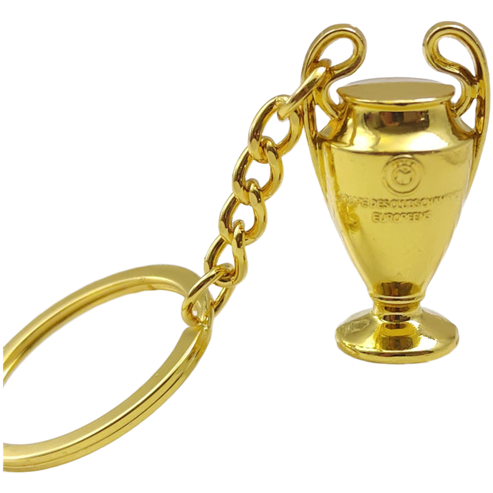 Metal Football Championship Keychain Trophy Design for Daily Use Keys Bags