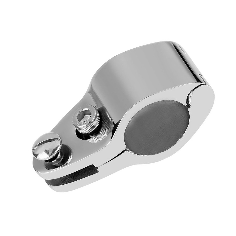 Boat Accessory Stainless Steel Slide Clamp for Round Tube 20mm to 50mm Diameter