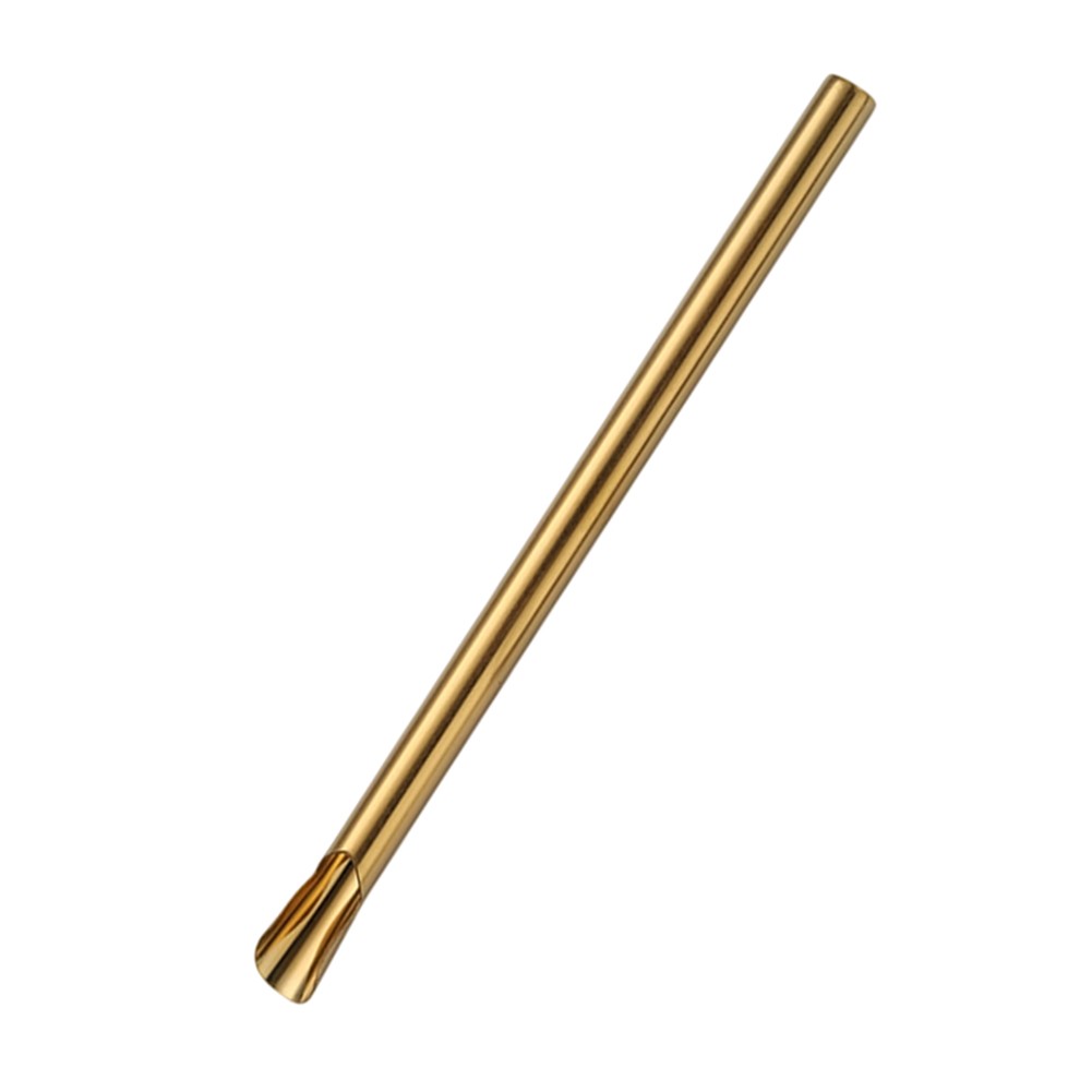 Dishwasher Safe Stainless Steel Straw Spoon 21.5 x 1 cm for Daily Beverage Use