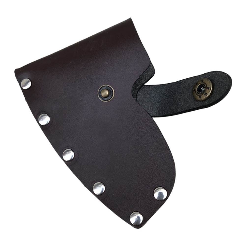 Leather Axe Sheath Sized for Common Axes Brown Cover with 10.5/13.5cm Range - Produktbild 1