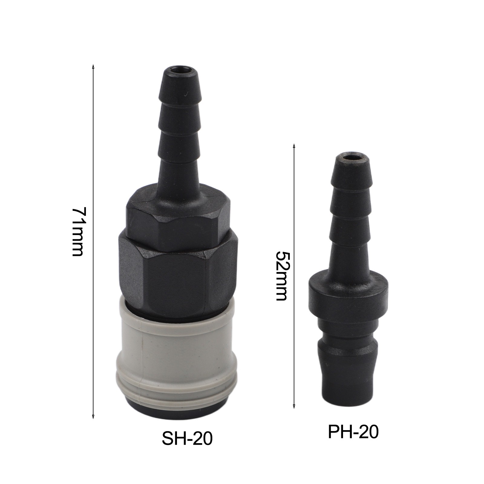 Efficient Selflocking Pneumatic Fittings Compatible with Air Compressor Hose