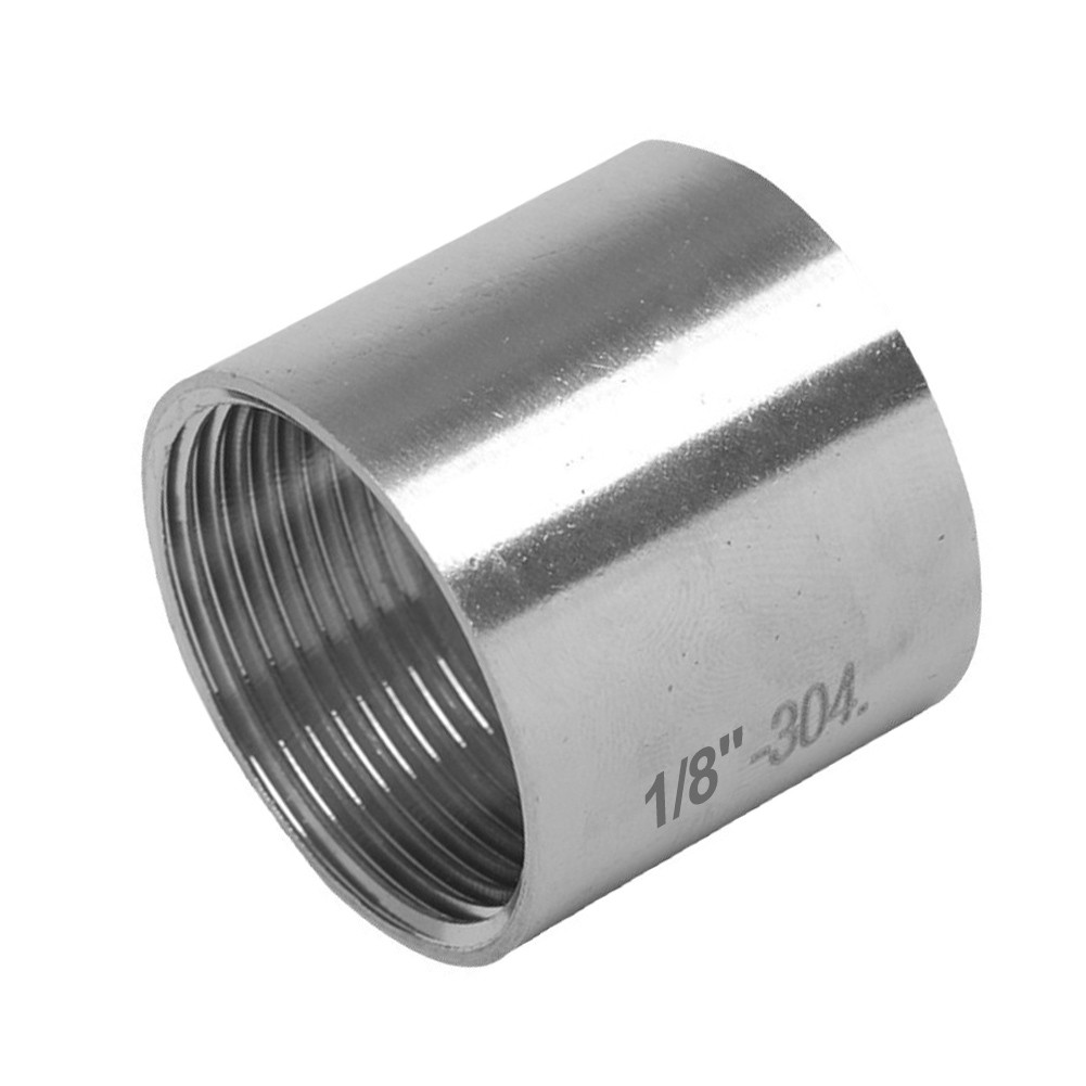 Stainless Steel Pipe Coupling Fitting Compatible with Multiple Pipe Sizes