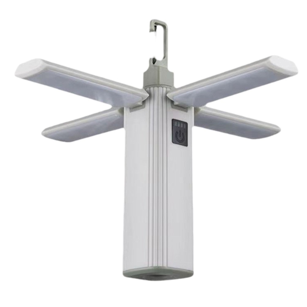 Compact Foldable Camping Light with 4 Light Panels for Indoor Outdoor Lighting