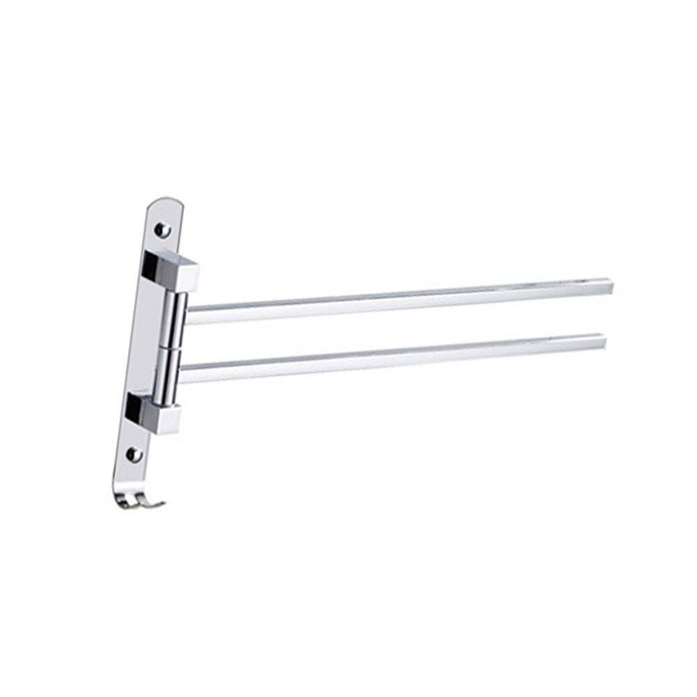 Stainless Steel Towel Hanger with Space Saving Rotating Arms 43×22.3x5cm