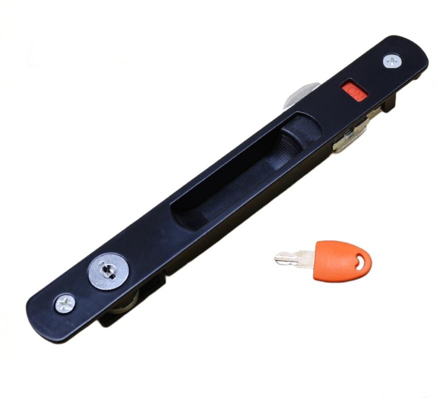 Zinc Alloy Sliding Window Hook Lock Keyed for Aluminum Steel Plastic Doors