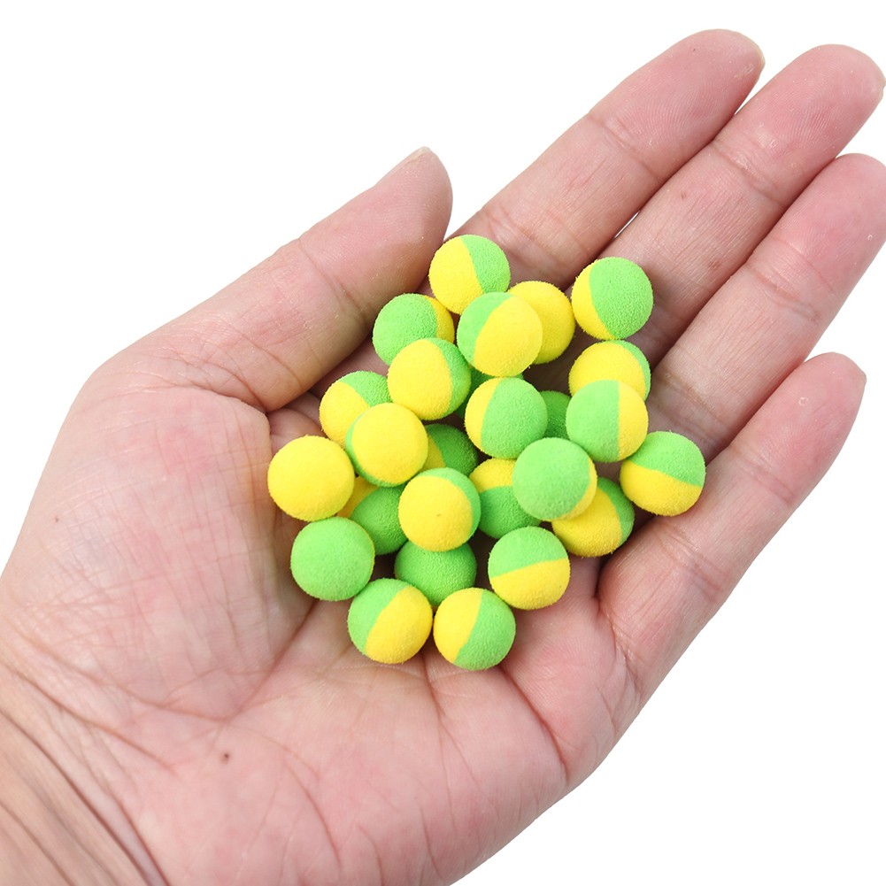 Lightweight For Fishing Beads 30pcs Two Tone EVA Beads for Carp Angling