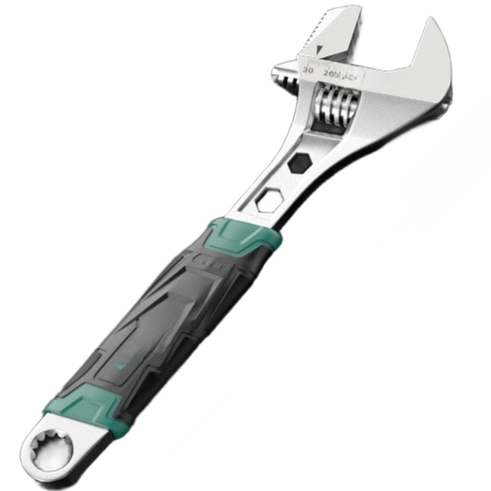 Industrial Adjustable Wrench Set 8 inch 10 inch 12 inch Chromium Vanadium Steel
