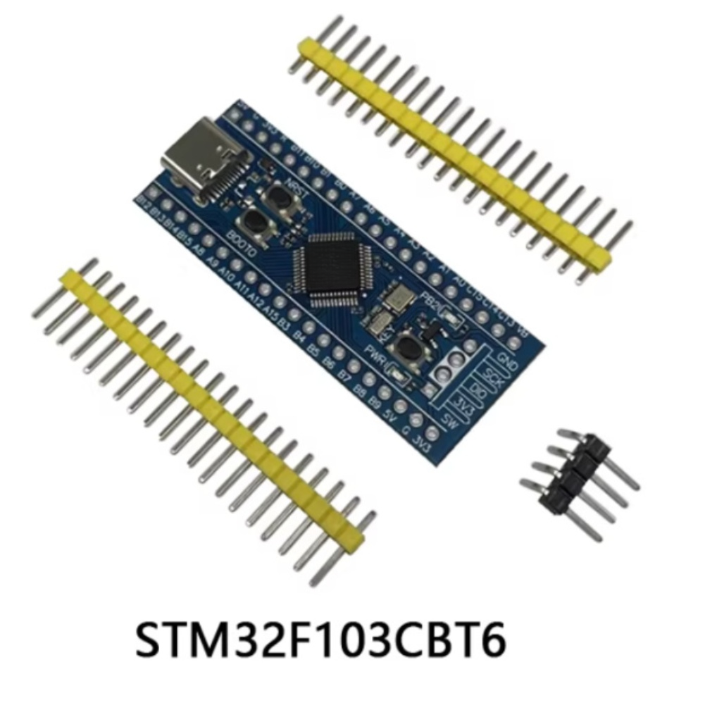 STFor M32F103C8T6 Core Board PCB 5.3cm x 2.1cm with NRST and BOOTO Buttons