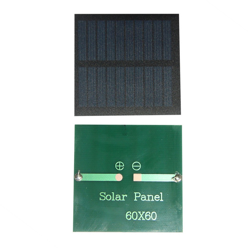 Outdoor Solar Projects 5V 0.45W 19% Conversion Efficiency Metal Material