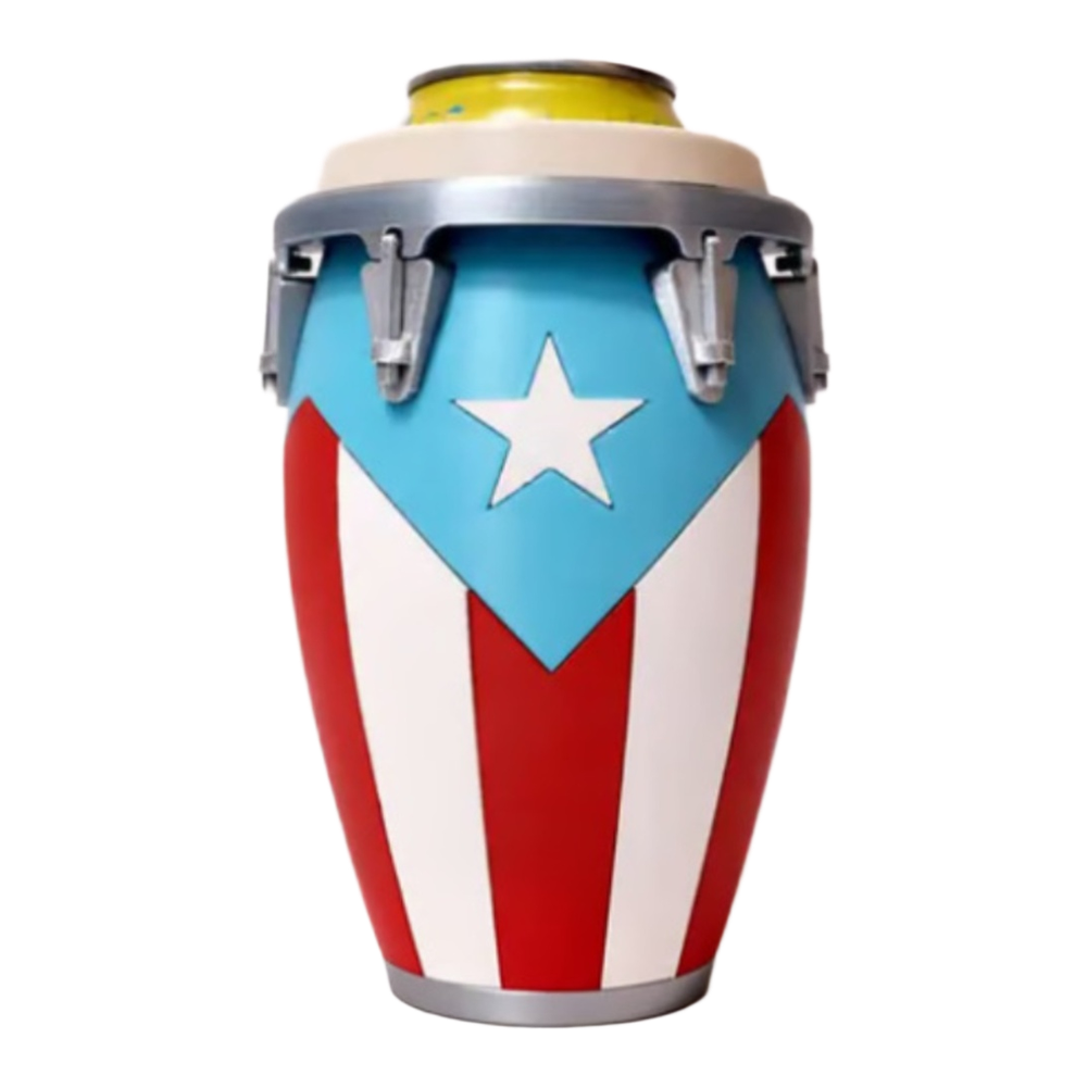 12oz Can Stand with For CONGA Drum Aesthetic – 3D Printed For PLA Build