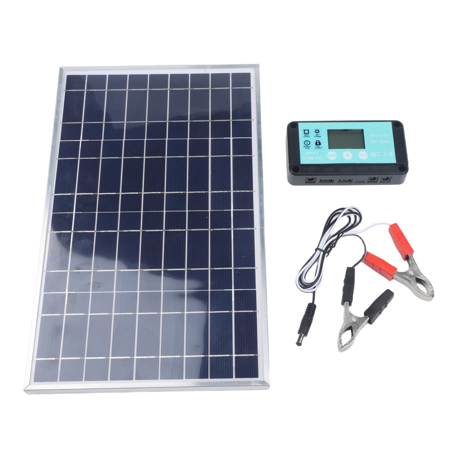 10W Solar Panel 12V Trickle Charger / Charger Maintainer Boat Car RV
