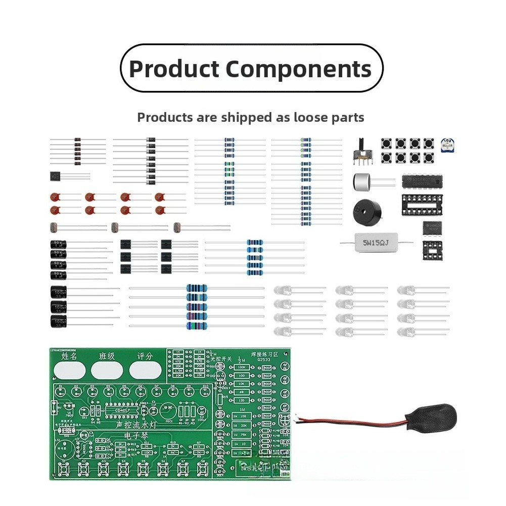 DIY Soldering Kit Sound Control Module For Circuit Understanding Built-in Buzzer