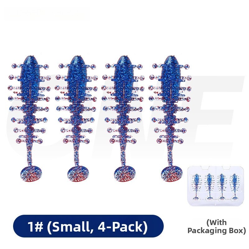 Sea Cucumber Soft Lure with Paddle Tail TPE Material 1#-6# Small Large