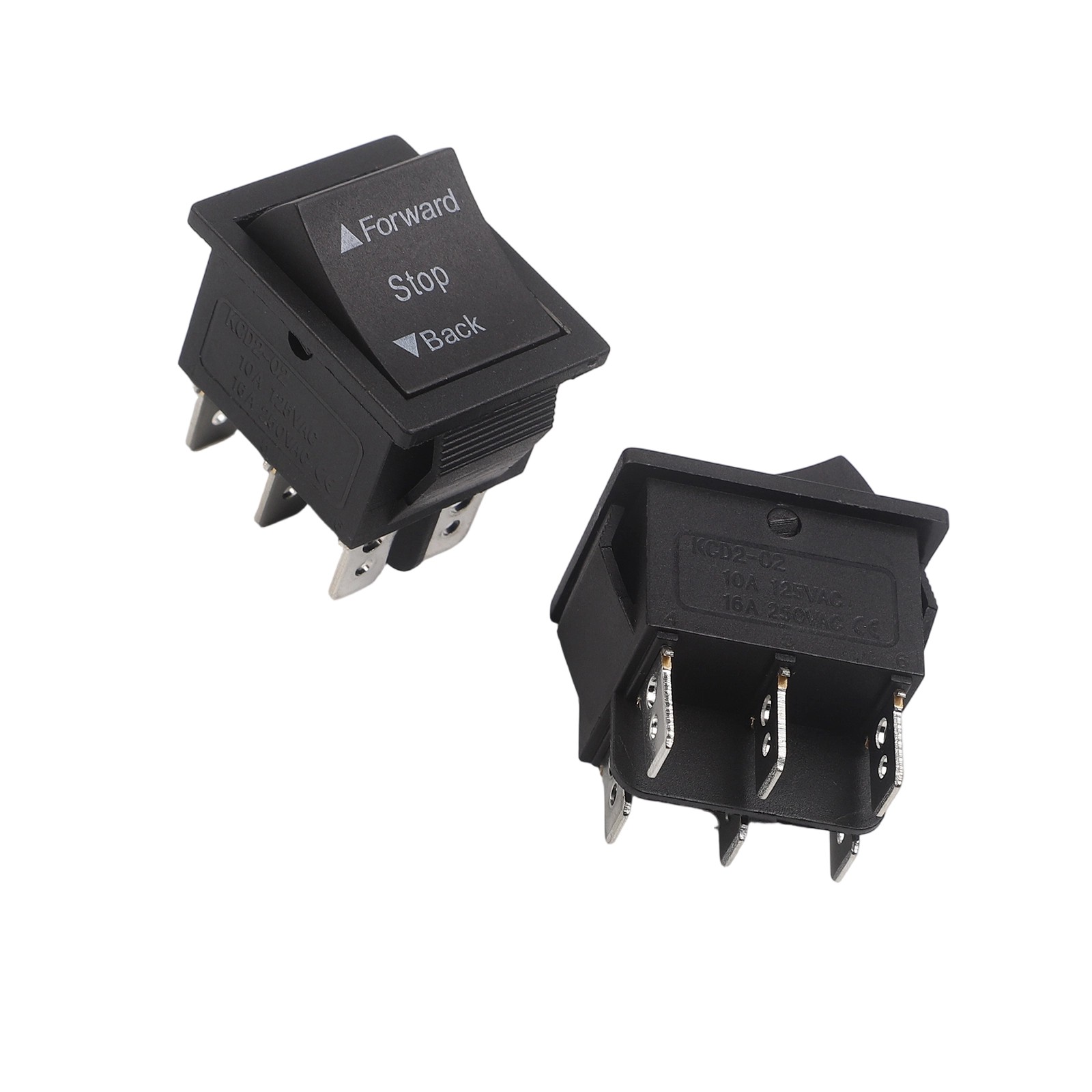 Forward Reverse Switch 2 Pack for Ride On Vehicles 6 Volt 12 Volt 24 Volt Use