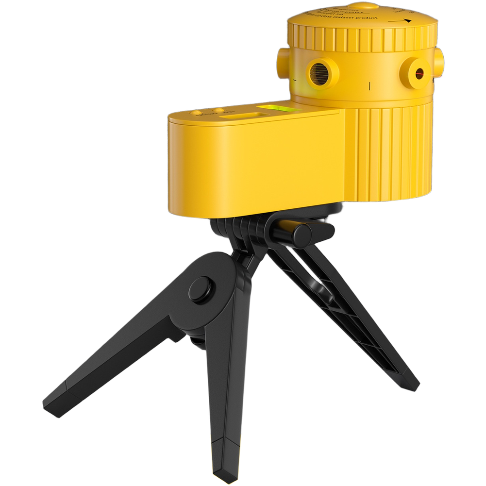 Optical Level with Adjustable Projection for Stairs and Ceiling Installations