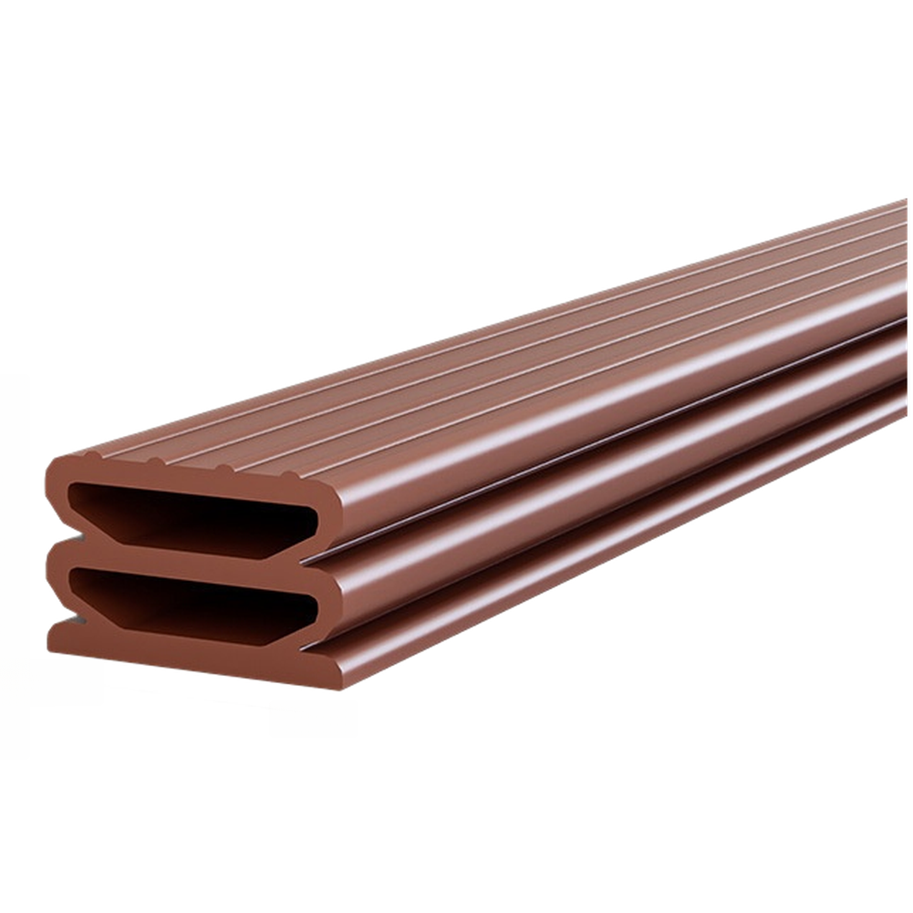 6m Door Edge Seal Strip D Type Silicone Weather Resistant Sound Insulator