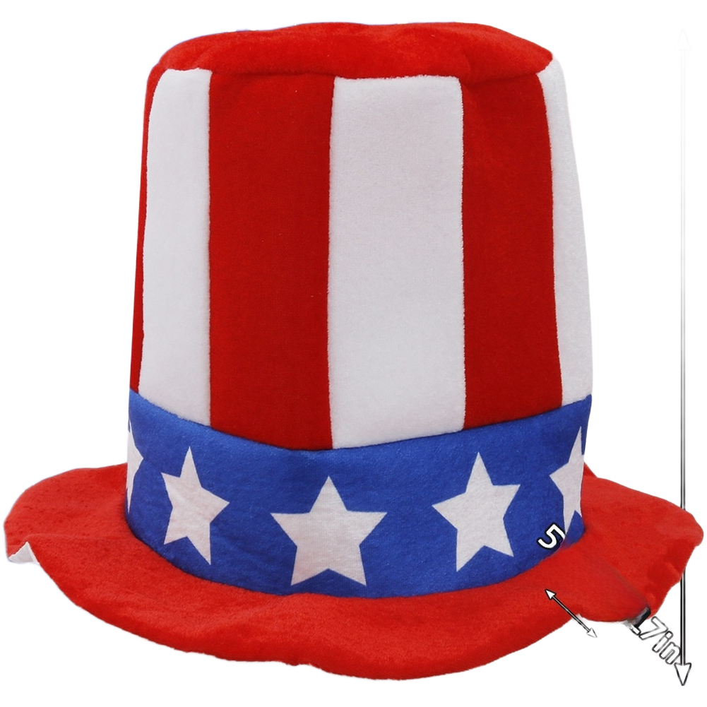 Star and Stripe Hat for National For Celebration Patriotic Party Decoration