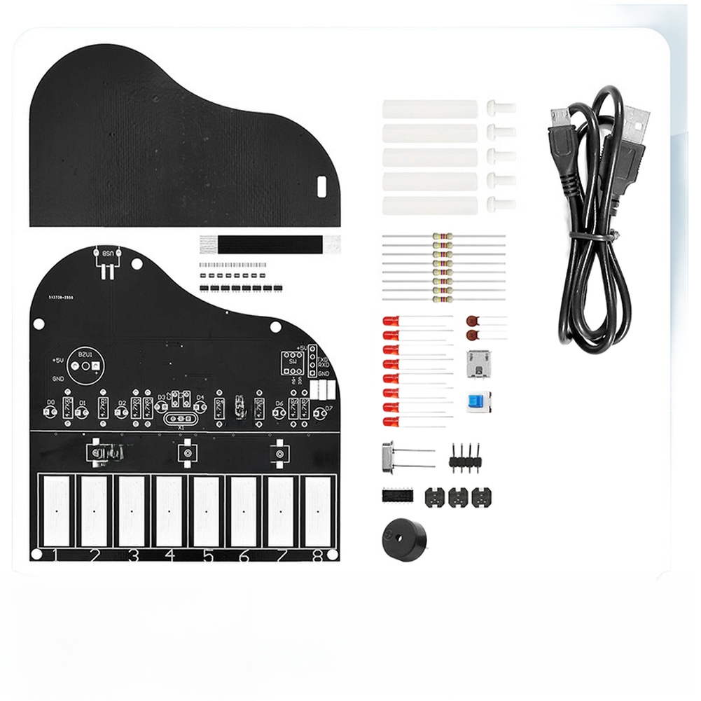 STEM Learning Kit Electronic Piano for Soldering and Circuit Board Projects