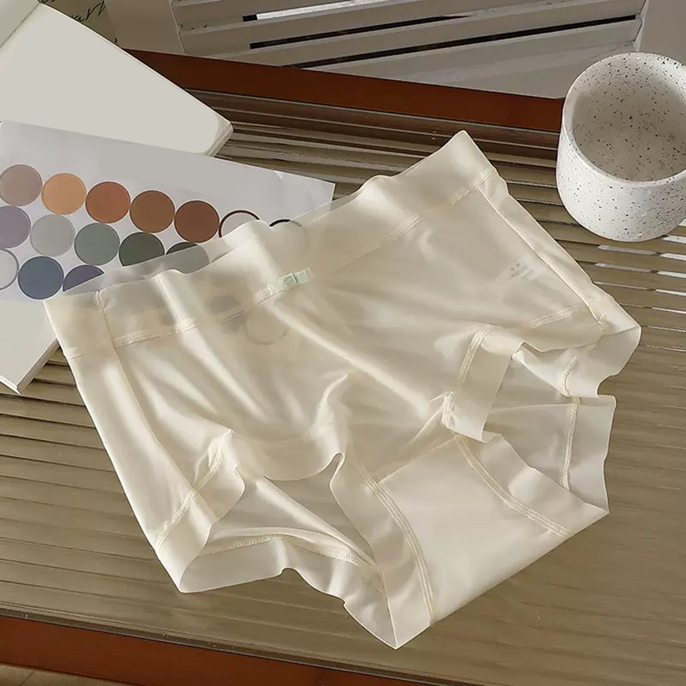 For Daily Life Ice Silk Briefs Ultra-thin Briefs 90% Nylon 10% Spandex