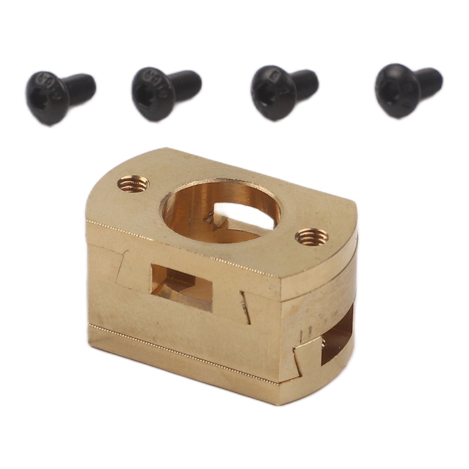 Z Brass Coupling for 3D Printer For STABILIZER for t8 Screw with Threaded Hole