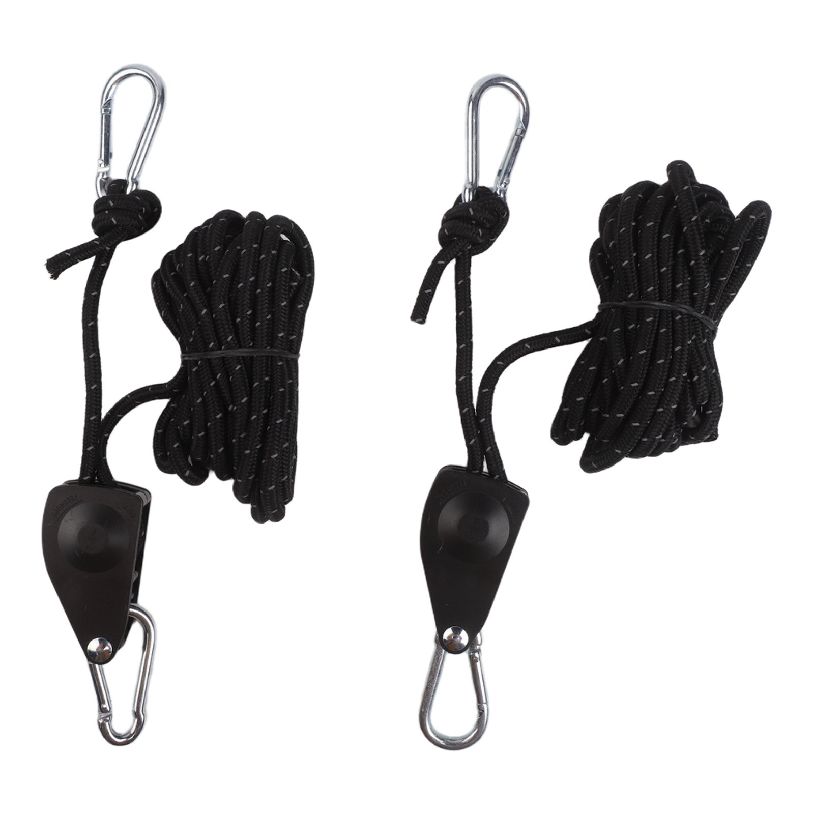 Outdoor Pulley Adjustable Rope Hanger Indoor Tasks 2 Bearing Buckles Included