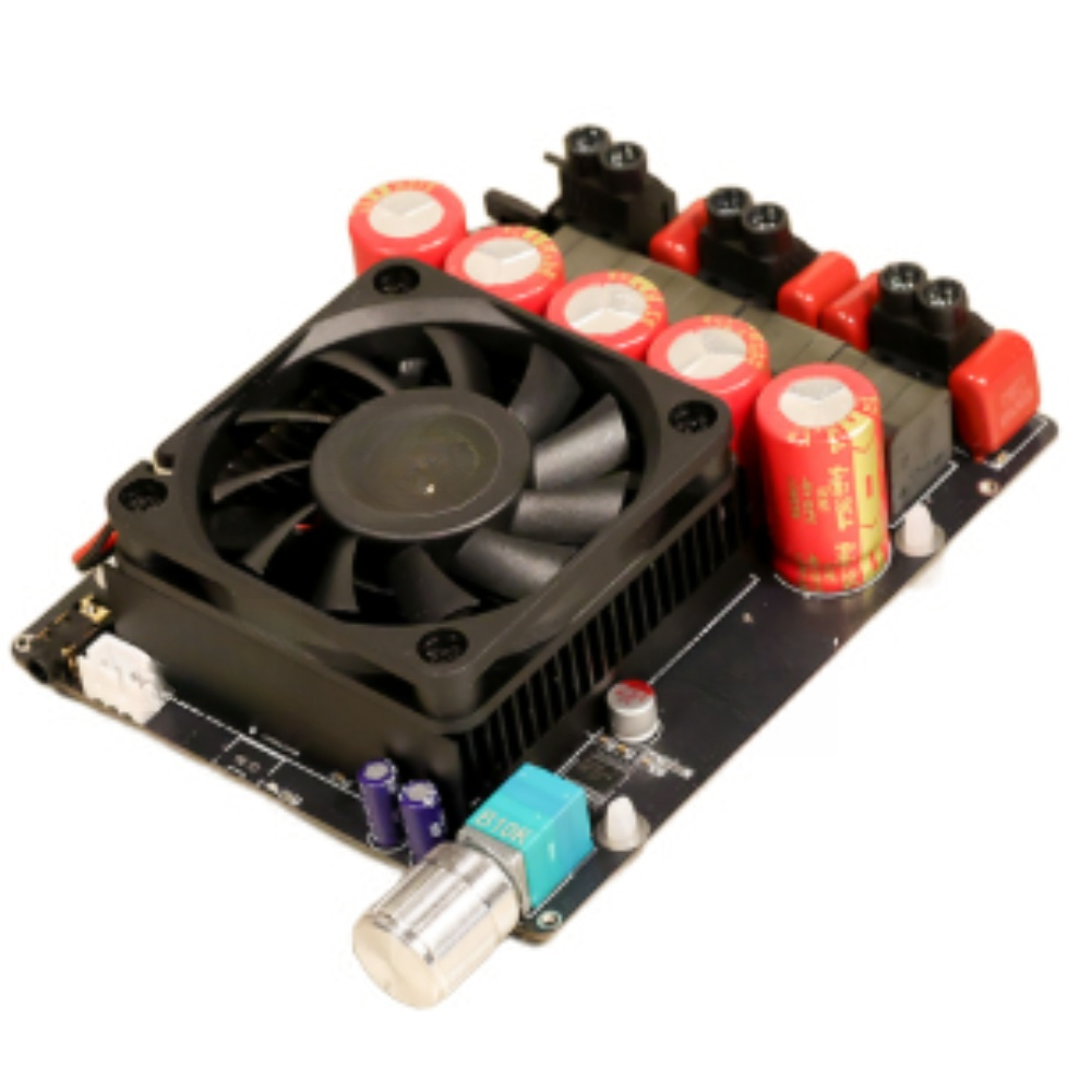 Dual Circuit Amp Dual TPA3255 Chips Wide Voltage Supply Advanced Cooling System