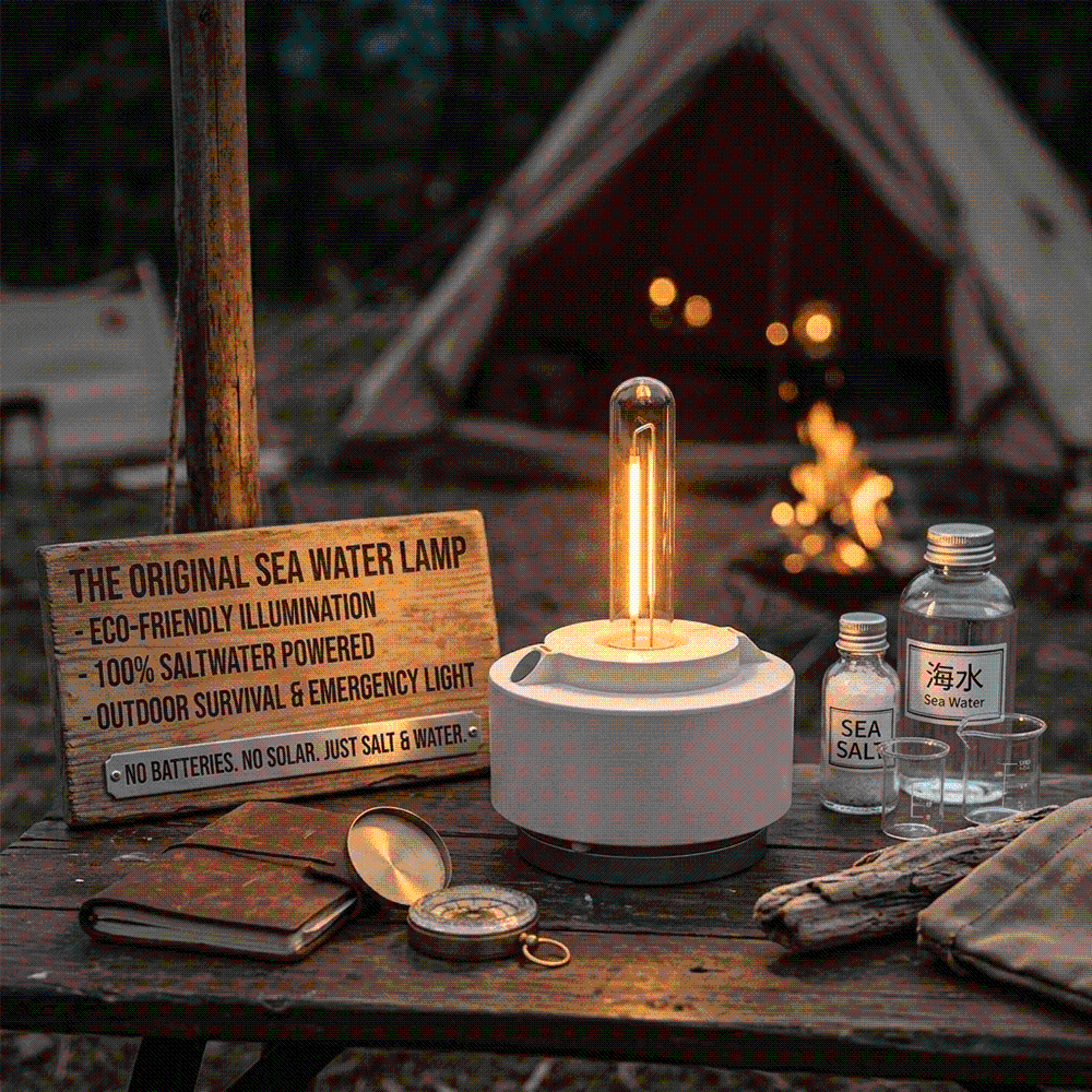 Saltwater Powered Portable Lamp 80 Lumen for Power Outages and Emergencies - Produktbild 9