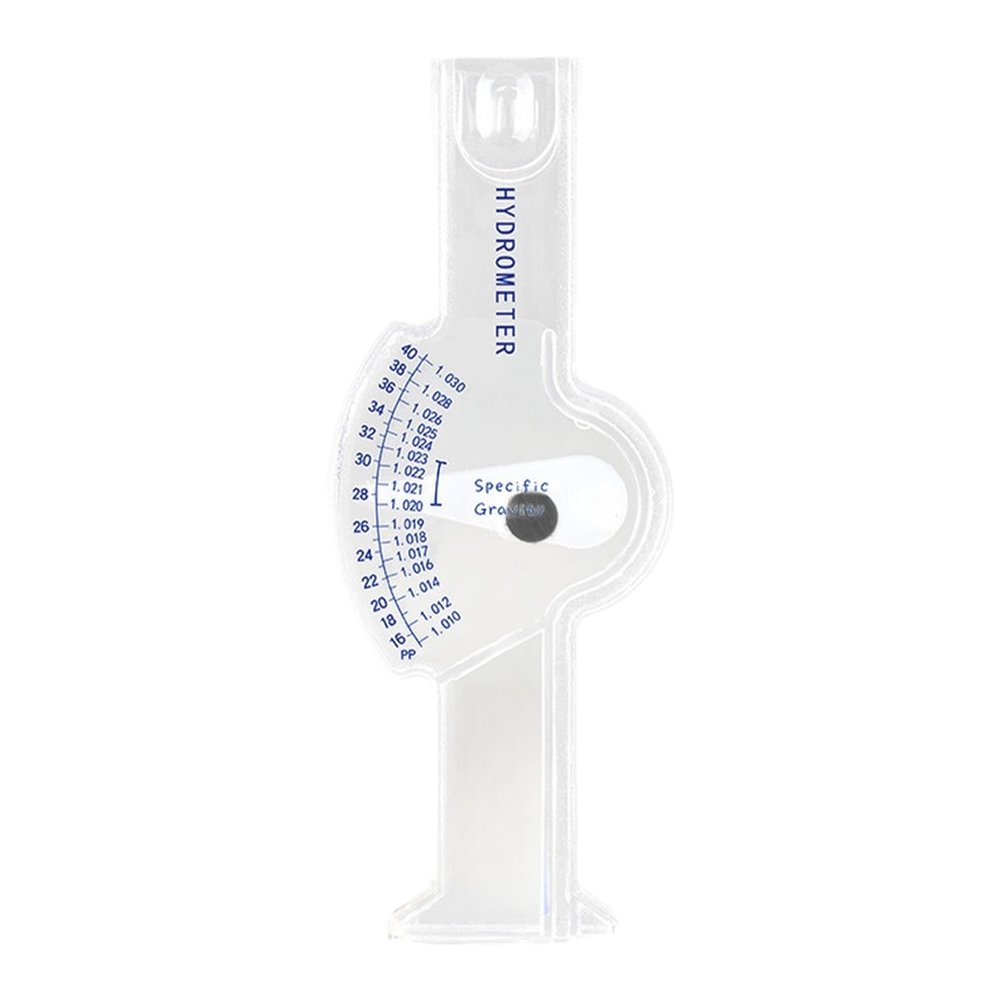 Salinity Meter for Aquarium Water Quality Monitoring 19x5x1.5cm White Acrylic