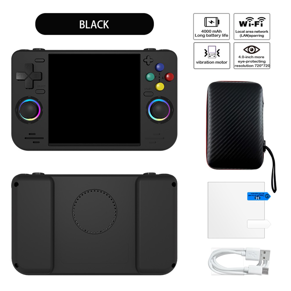 RF40H Retro Handheld 4 Inch HD Screen 18000+ Games 2.4G WiFi Type C Port