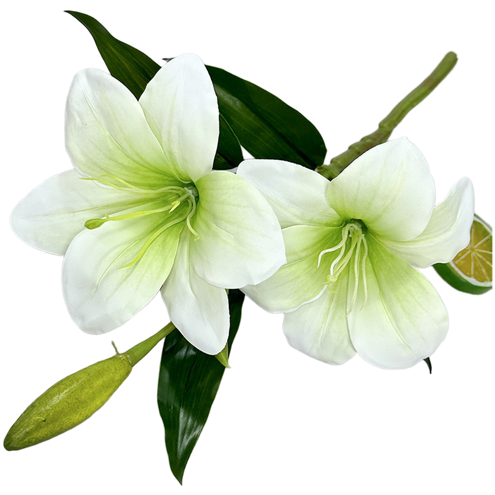 3D Printed Silk Hemerocallis for lily Artificial Flower for Wedding Home Decor