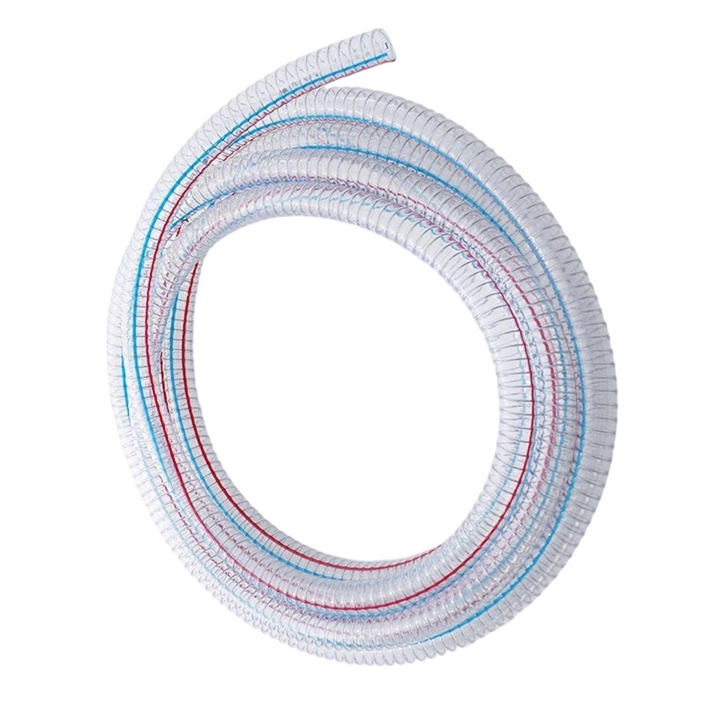 PU Flexible Spiral Hose for Dust Collection 3/4 inch ID High Pressure 75 PSI