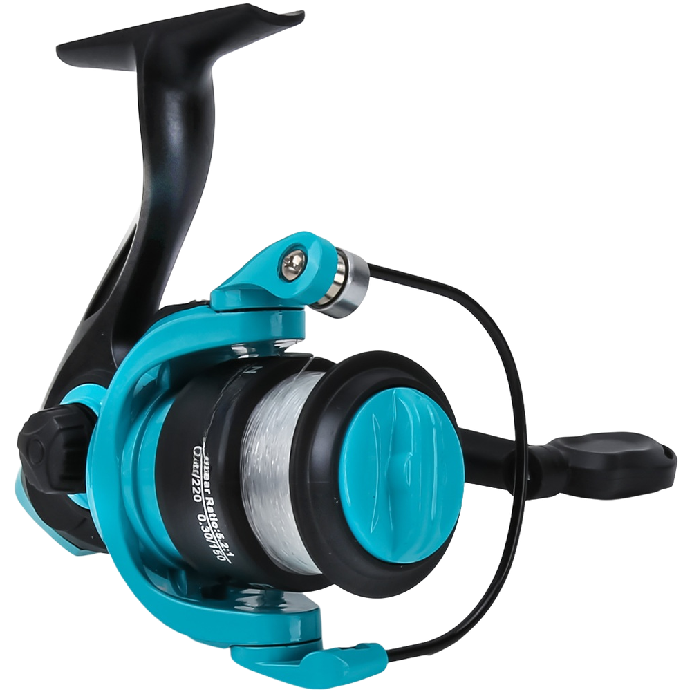 Lightweight 194g Reel Smooth Bearing Strong Brake Folding Handle Green