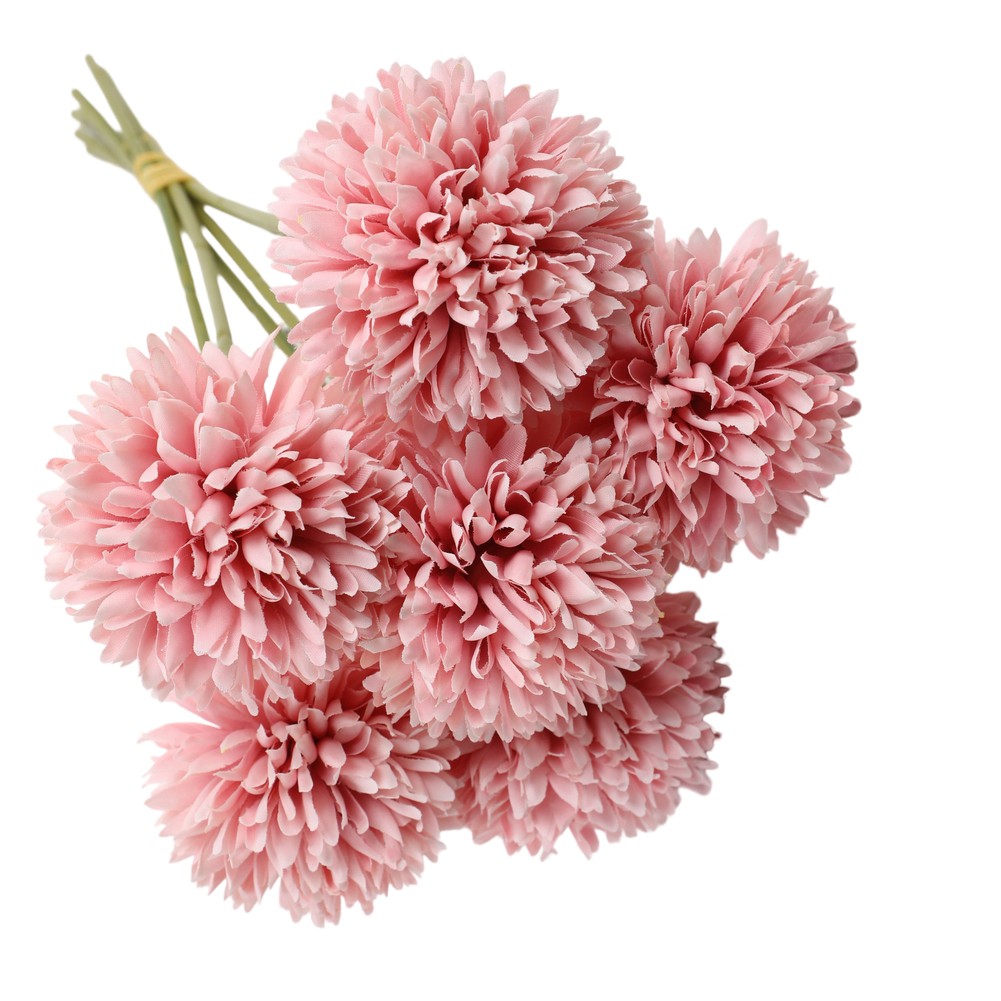Hydrangea Dandelion Hyacinth Artificial Silk Flowers 29cm Multicolor 6 pcs
