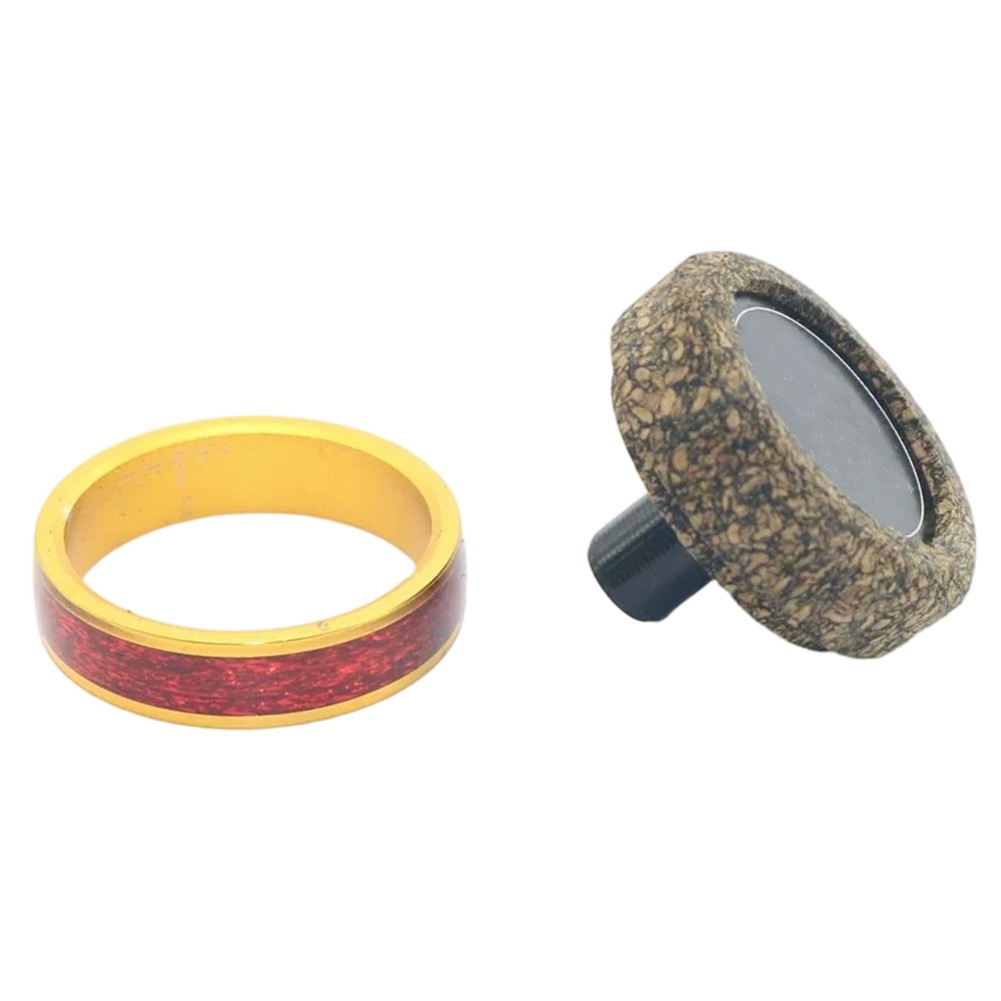 Rubber Cork Tail Cap for Custom Fishing Rods with 27mm Outer Diameter Ring