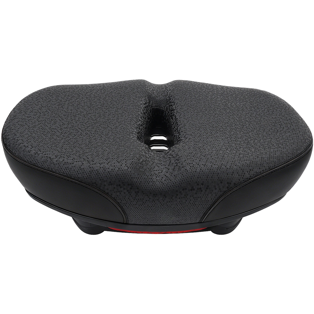 Breathable Hollow Bike Saddle 290mm x 215mm for Folding For City E-Bicycles