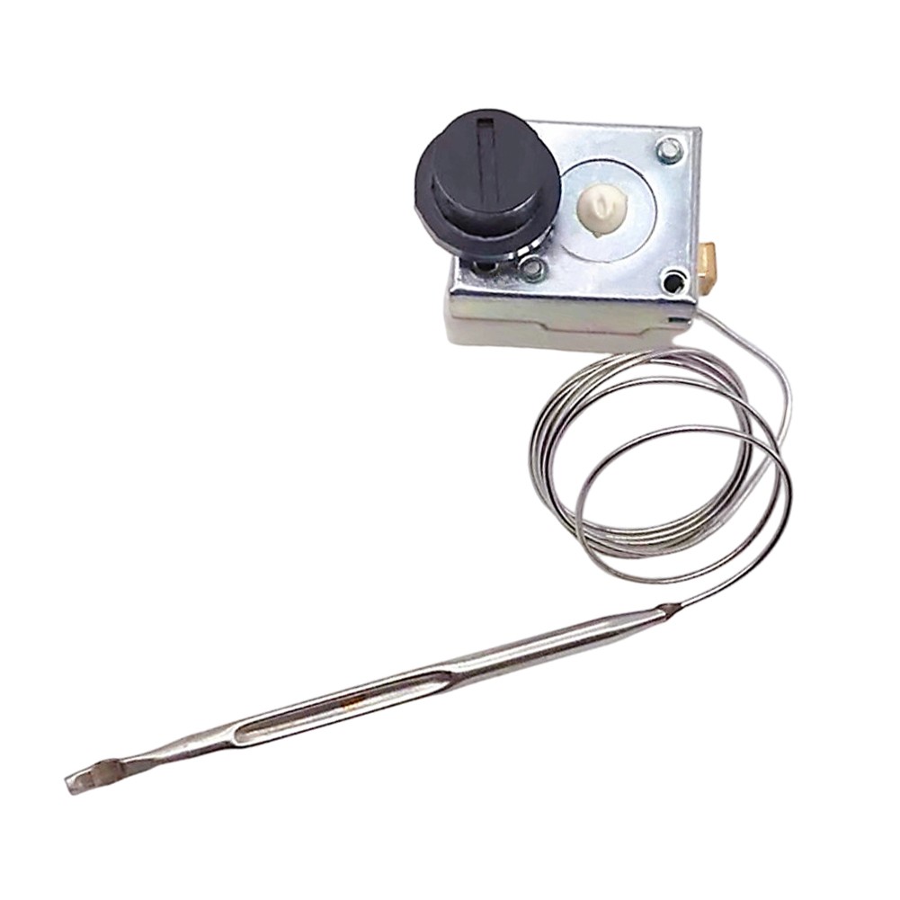 For Oven Fryer Temperature Limiter Switch 7cm White ABS and Metal Construction