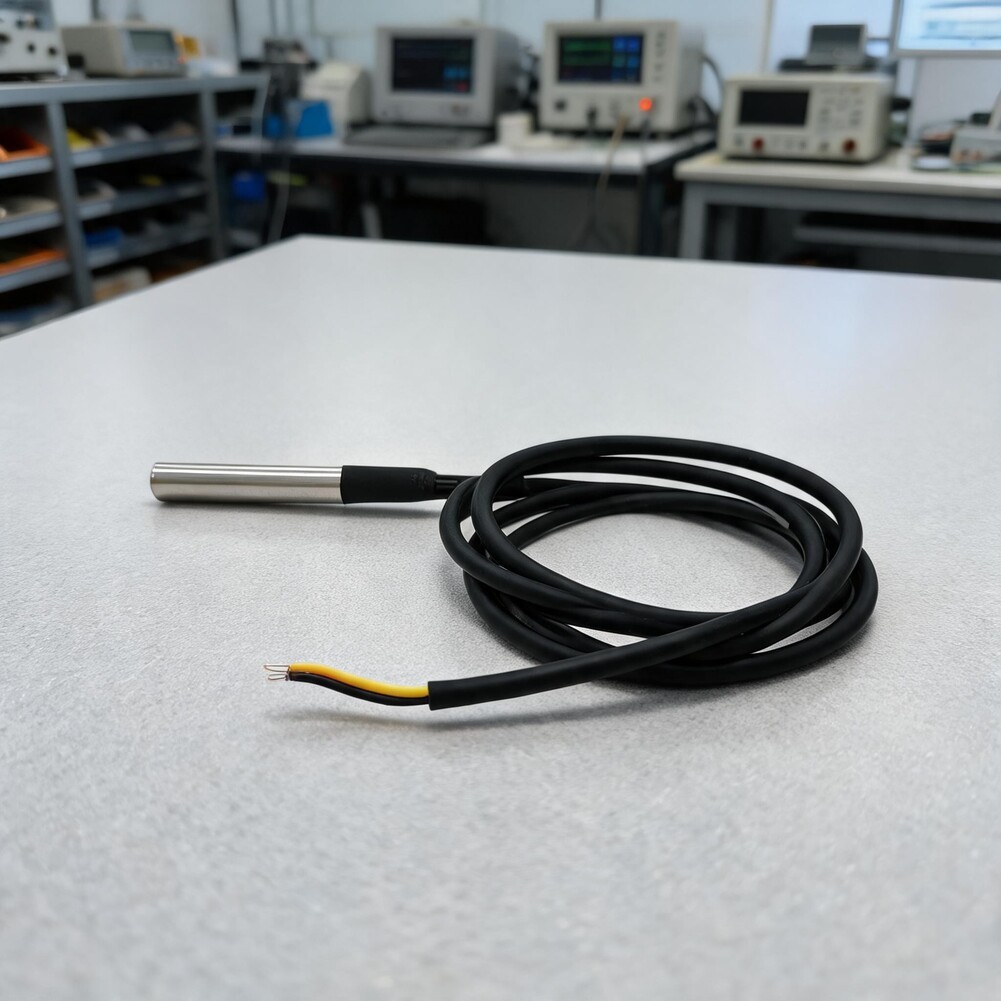 Waterproof Temp Sensor Cable 1 Meter to 5 Meters Adjustable Resolution