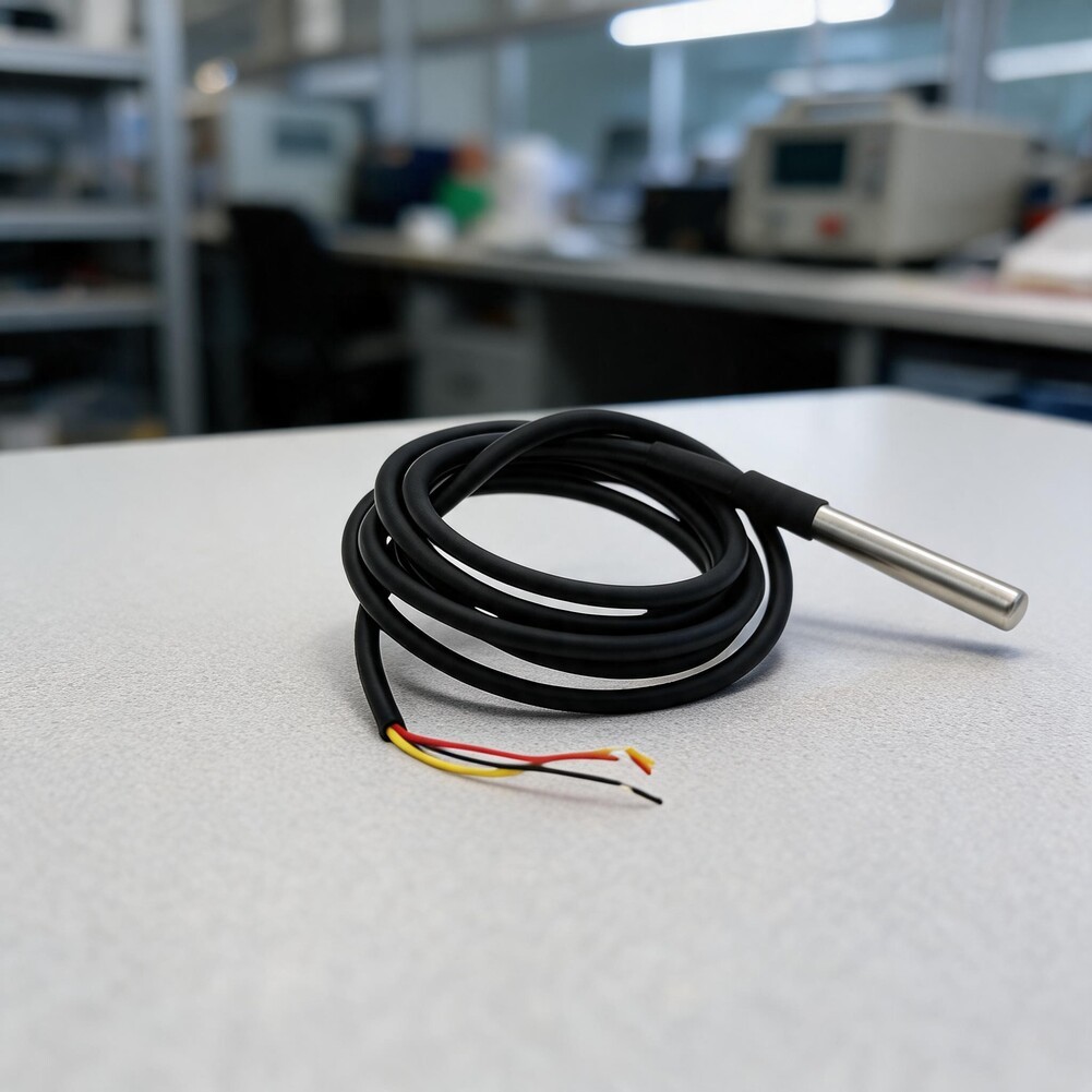 Waterproof Temp Sensor Cable 1 Meter to 5 Meters Adjustable Resolution