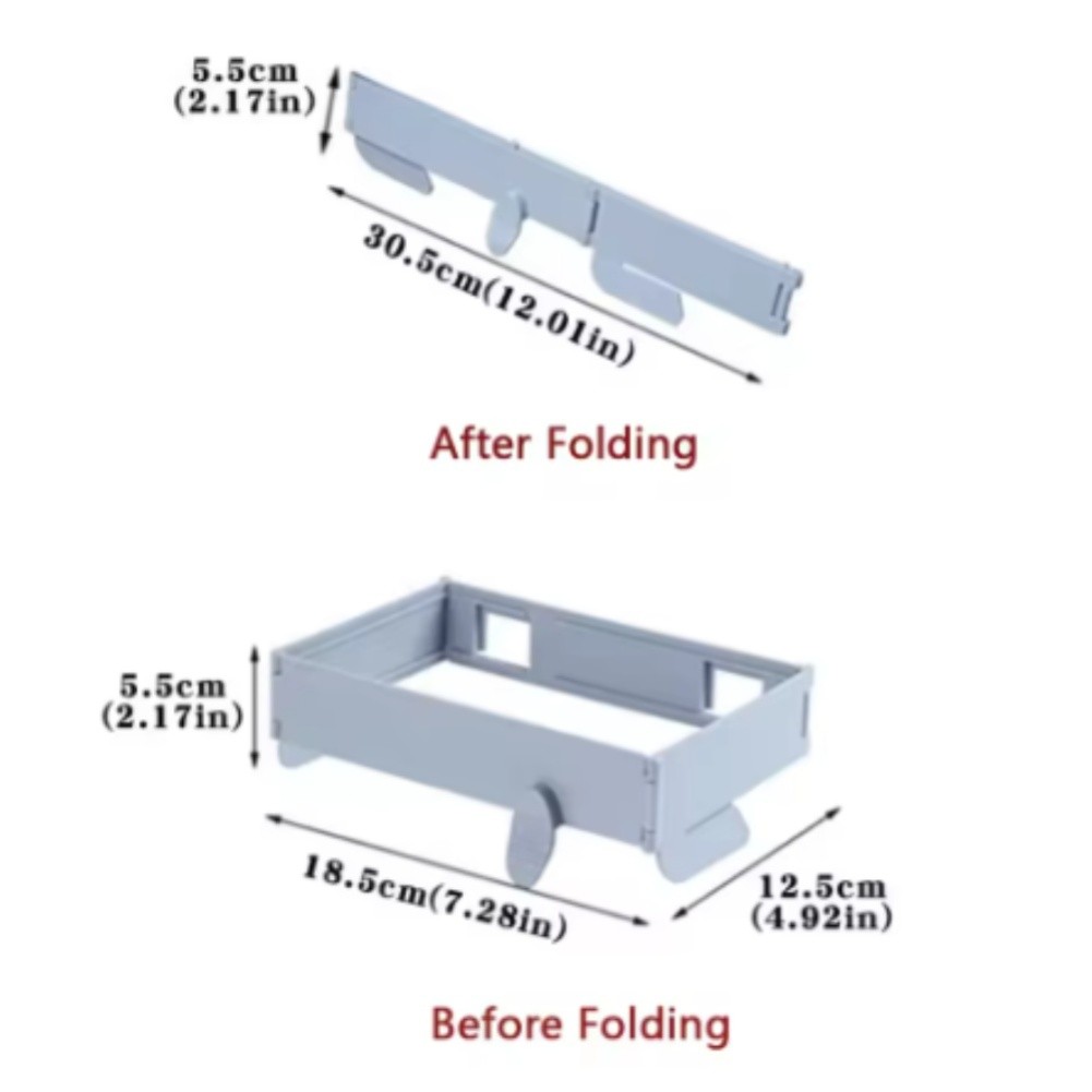 Compact Collapsible Bin Liners for Bathroom Kitchen Cabinet 18.5 x 12.6
