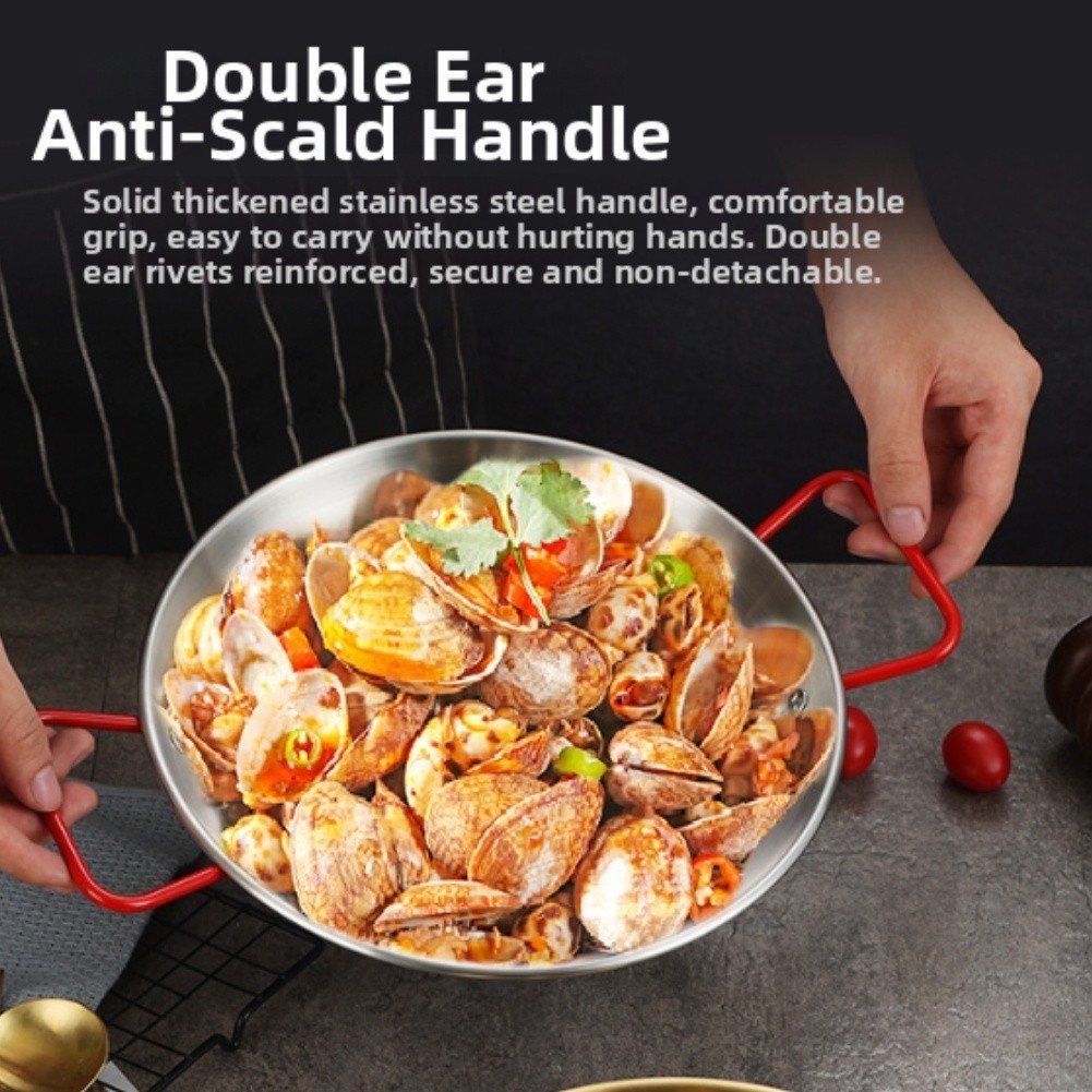 Stainless Steel Serving Tray with Polished Finish for Home Kitchen and Dining - Produktbild 10
